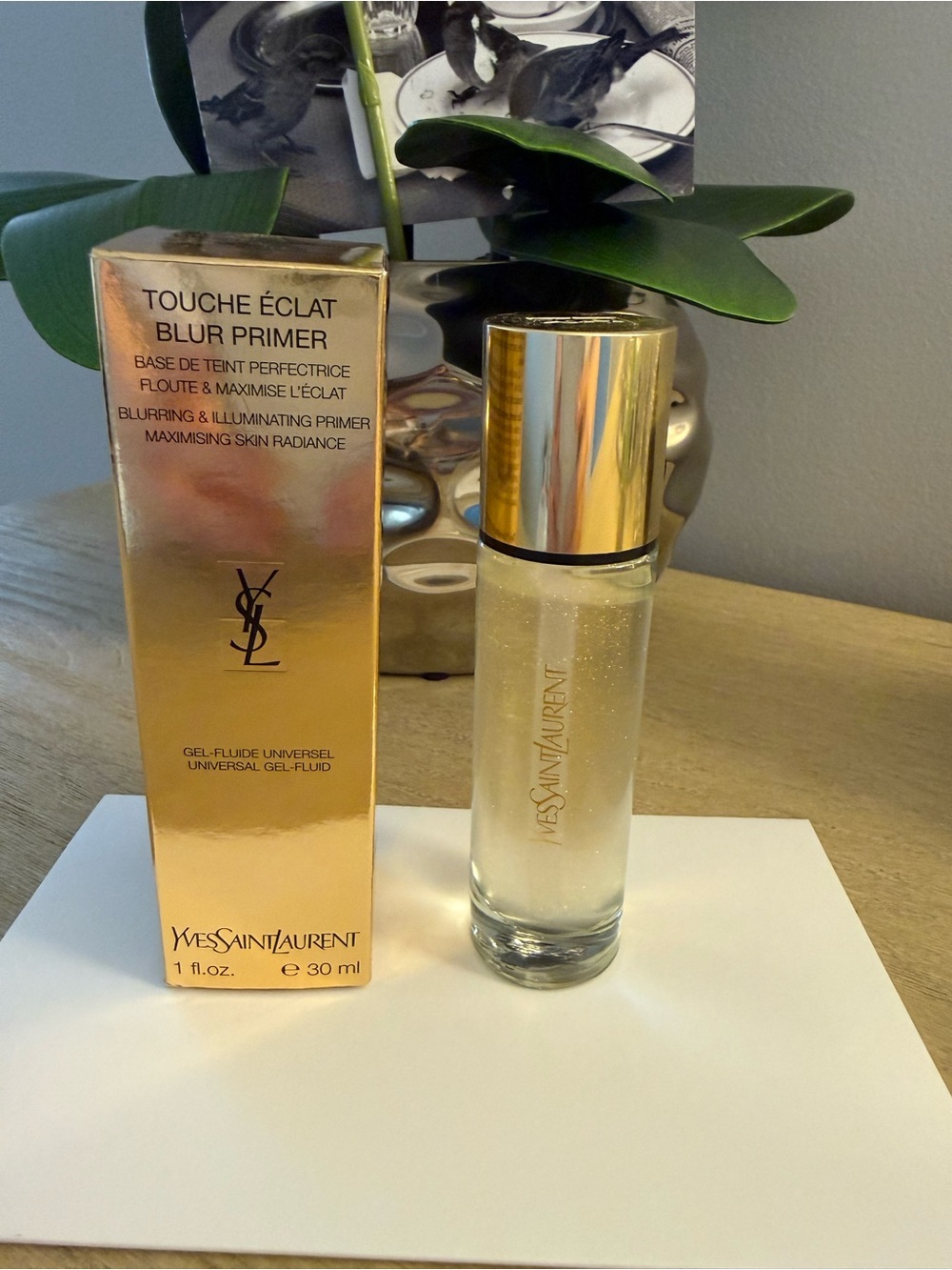 Yves Saint Laurent Touche Éclat Blur Primer – Gold/Sheer, 1 Fl Oz